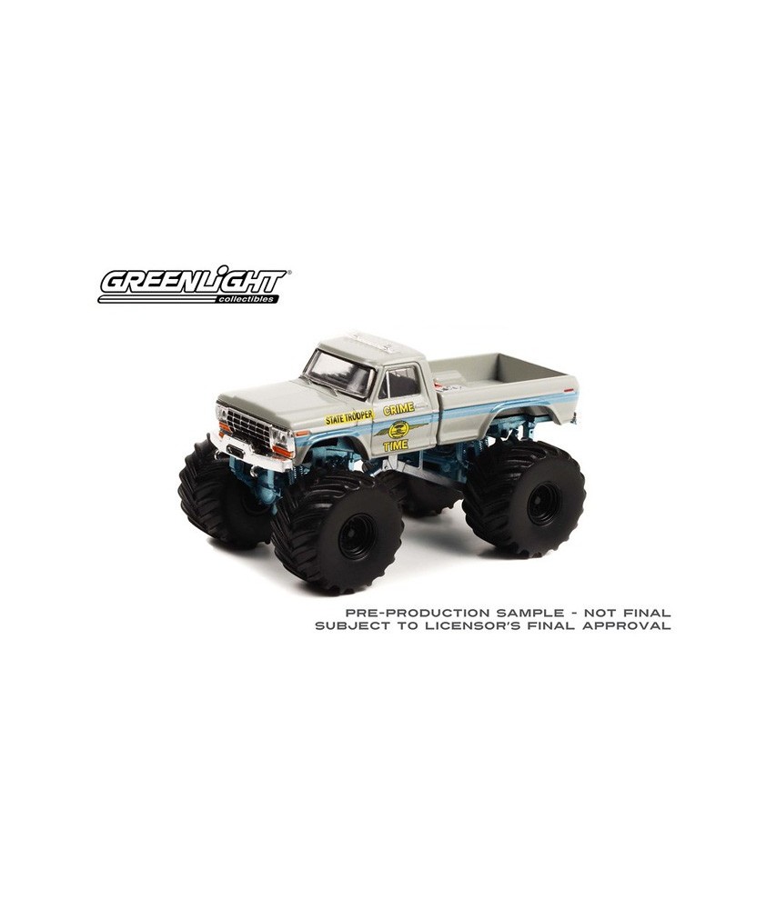 Greenlight Kings of Crunch Series 11 - 1979 Ford F-250 Monster Truck Crime Time State Trooper