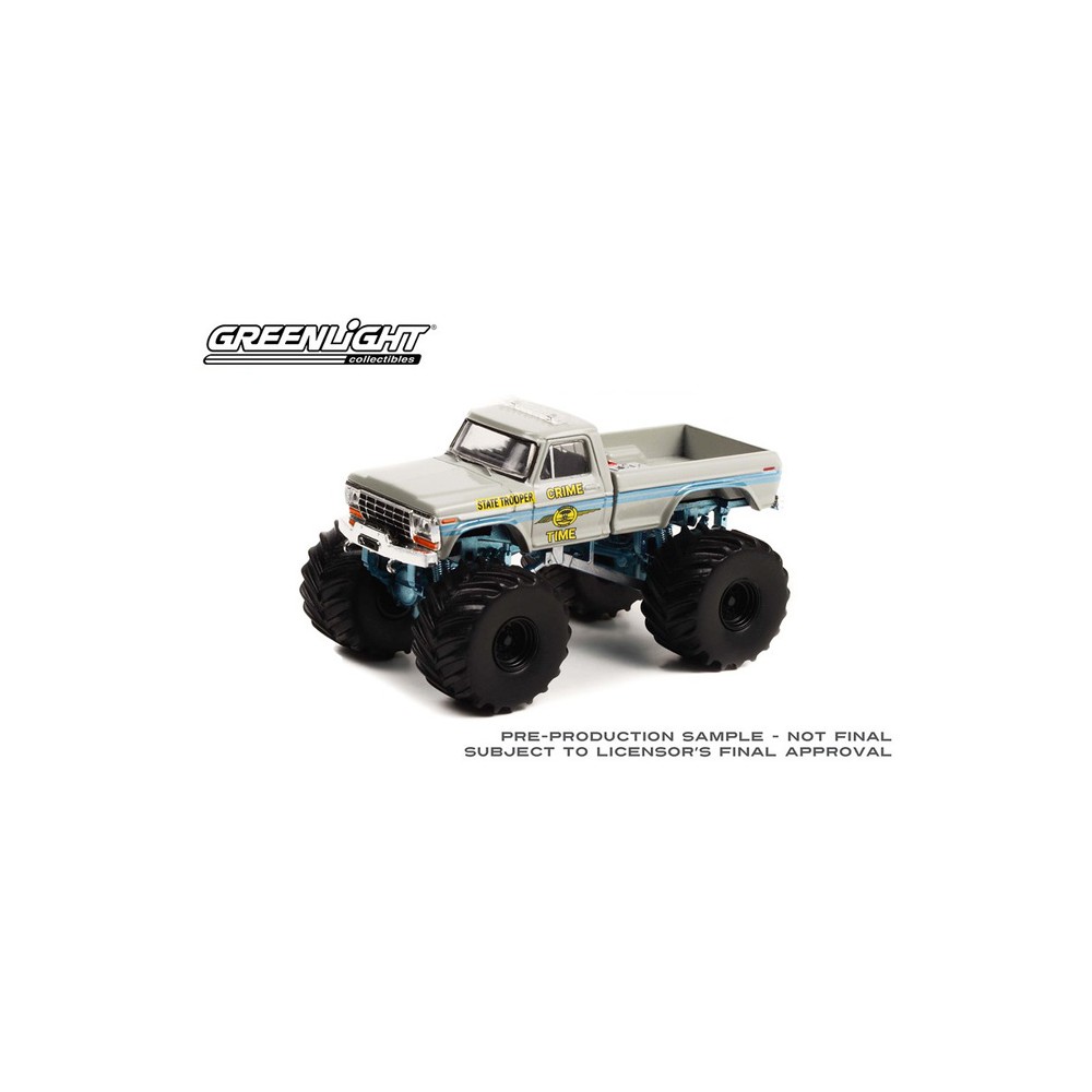 Greenlight Kings of Crunch Series 11 - 1979 Ford F-250 Monster Truck Crime Time State Trooper