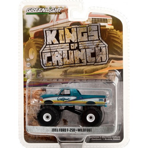 Greenlight Kings of Crunch Series 11 - 1993 Ford F-250 Monster Truck Wildfoot