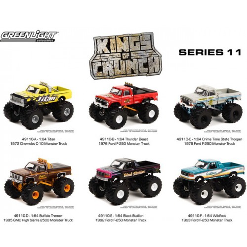 Greenlight Kings of Crunch Series 11 - Six Truck Set