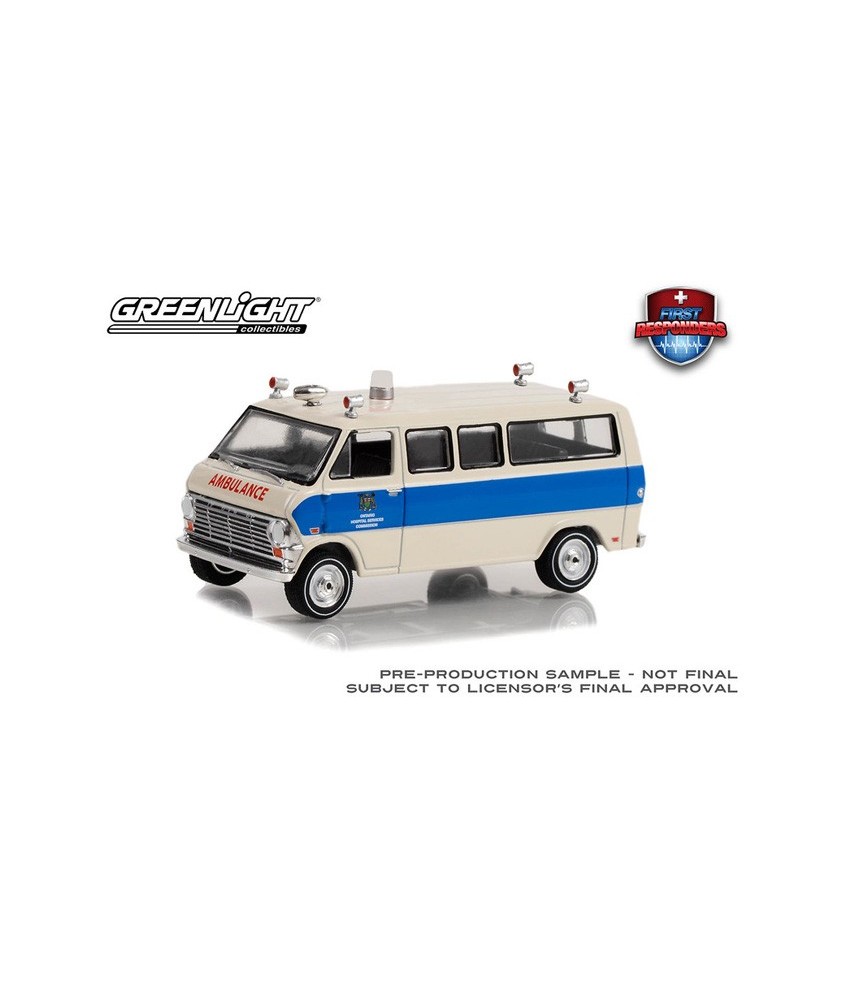 Greenlight First Responders Series 1 - 1969 Ford Econoline Ambulance