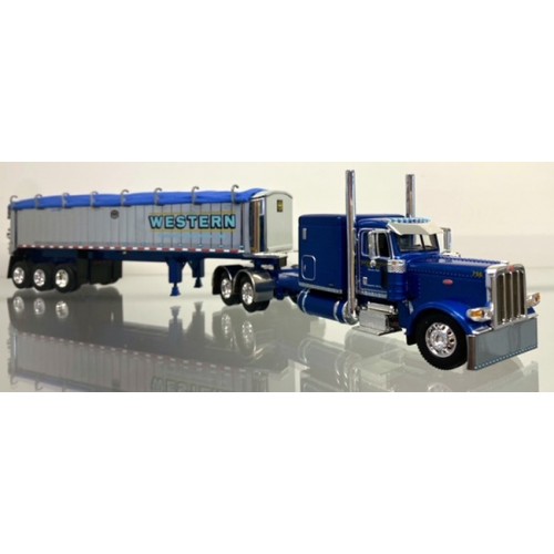 DCP by First Gear - Peterbilt 389 with MAC Coal Dump Tri-Axle Trailer Western Distributing