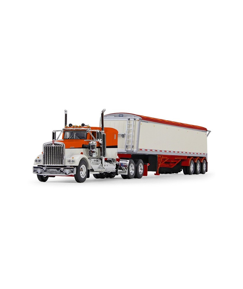 DCP by First Gear - Kenworth W900A with Lode King Tri-Axle Hopper Trailer