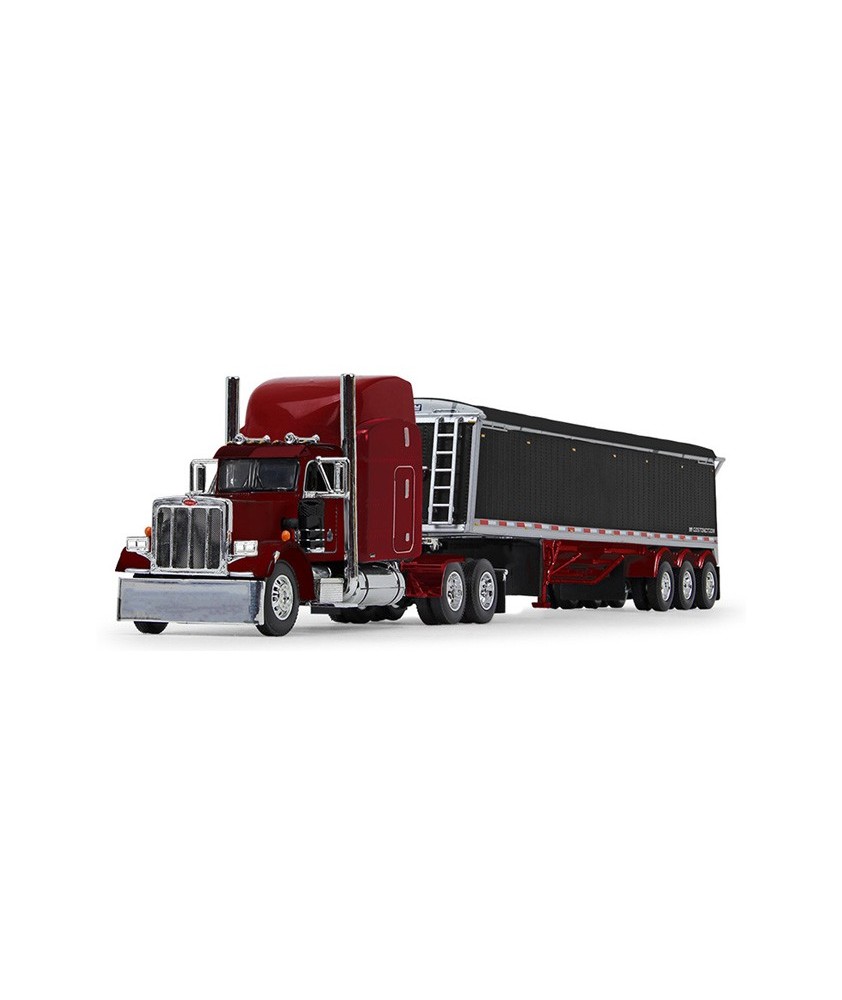 DCP by First Gear - Peterbilt Model 359 with Lode King Tri-Axle Hopper Trailer