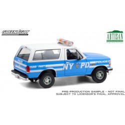 Greenlight 1:18 Artisan Collection - 1992 Ford Bronco NYPD