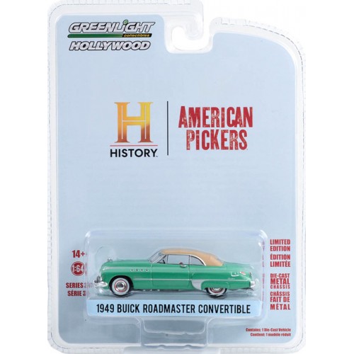 Greenlight Hollywood Series 37 - 1949 Buick Roadmaster Convertible American Pickers