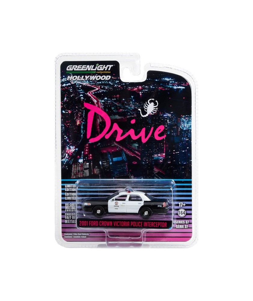 Greenlight Hollywood Series 37 - 2001 Ford Crown Victoria Police Car