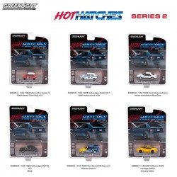 Greenlight Hot Hatches Series 2 - Six Car Set