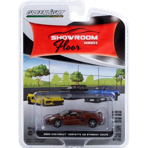 Greenlight Showroom Floor Series 2 - 2022 Chevrolet Corvette C8 Stingray Coupe