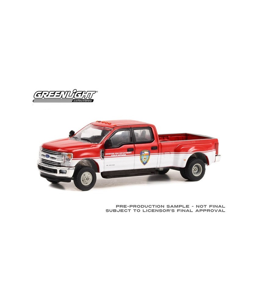 Greenlight Dually Drivers Series 11 - 2019 Ford F-350 Dually Houston Fire Department