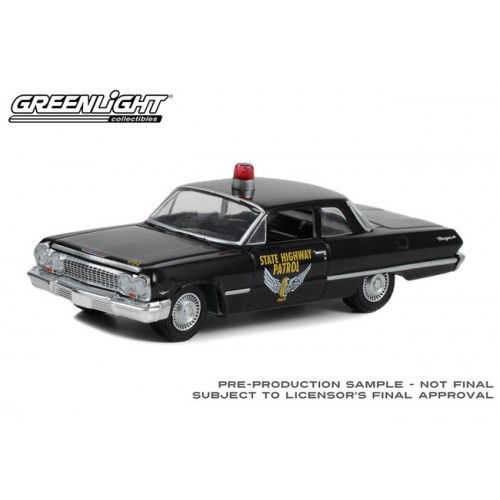 Greenlight Hot Pursuit Series 43 - 1963 Chevrolet Biscayne Ohio State Patrol