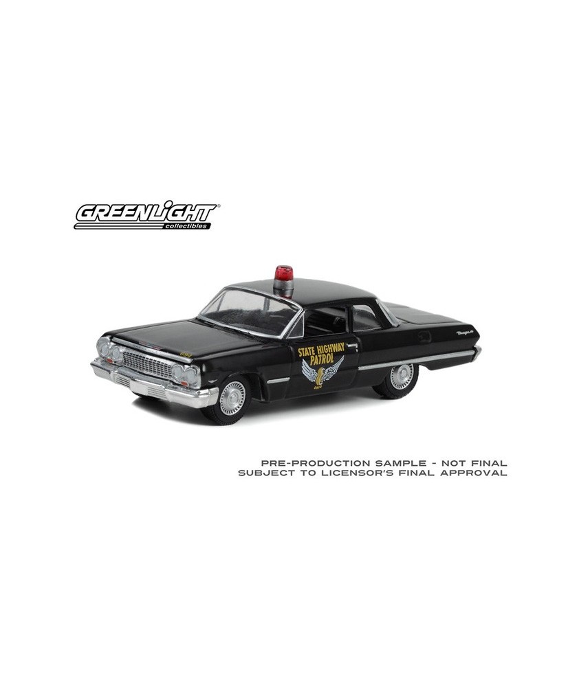 Greenlight Hot Pursuit Series 43 - 1963 Chevrolet Biscayne Ohio State Patrol