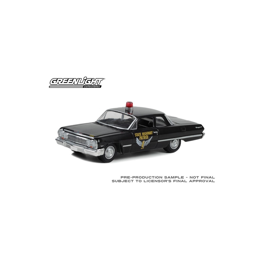 Greenlight Hot Pursuit Series 43 - 1963 Chevrolet Biscayne Ohio State Patrol