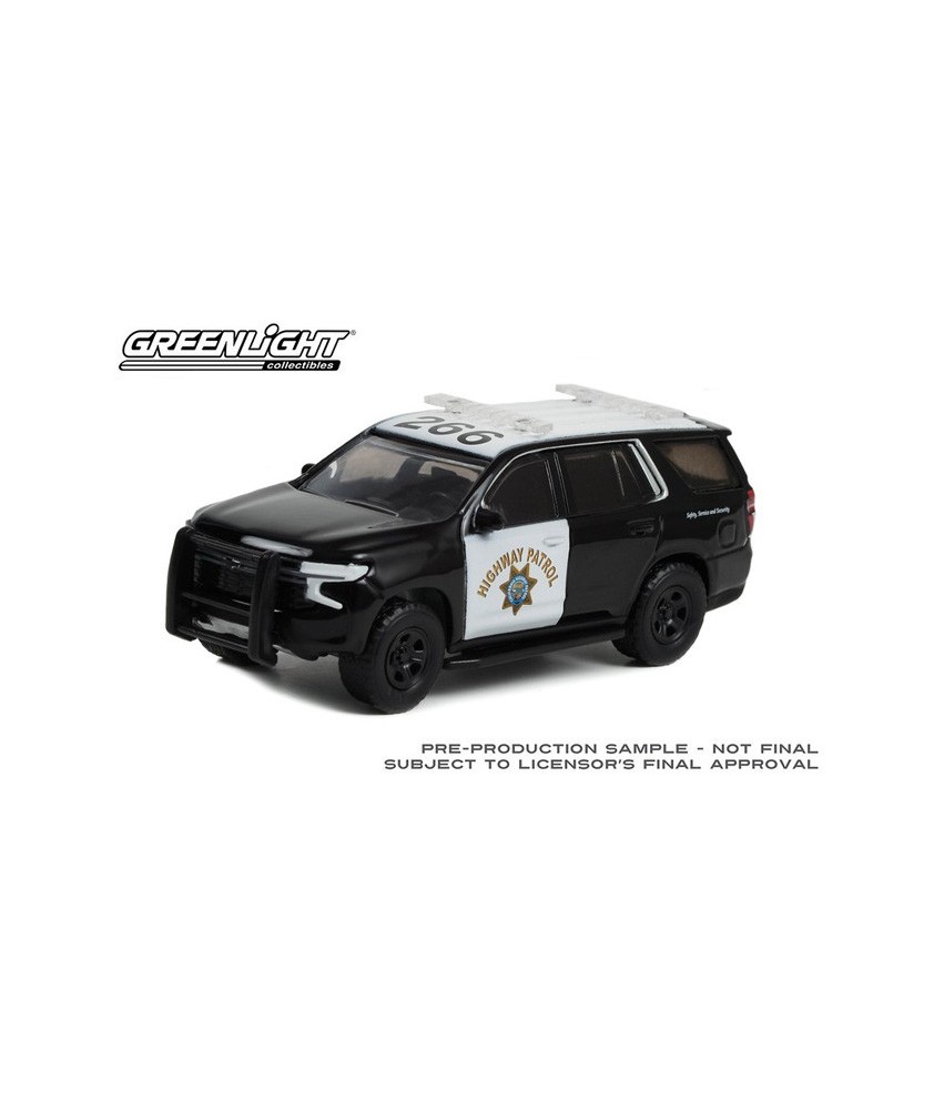 Greenlight Hot Pursuit Series 43 - 2021 Chevrolet Tahoe Police Pursuit California Highway Patrol