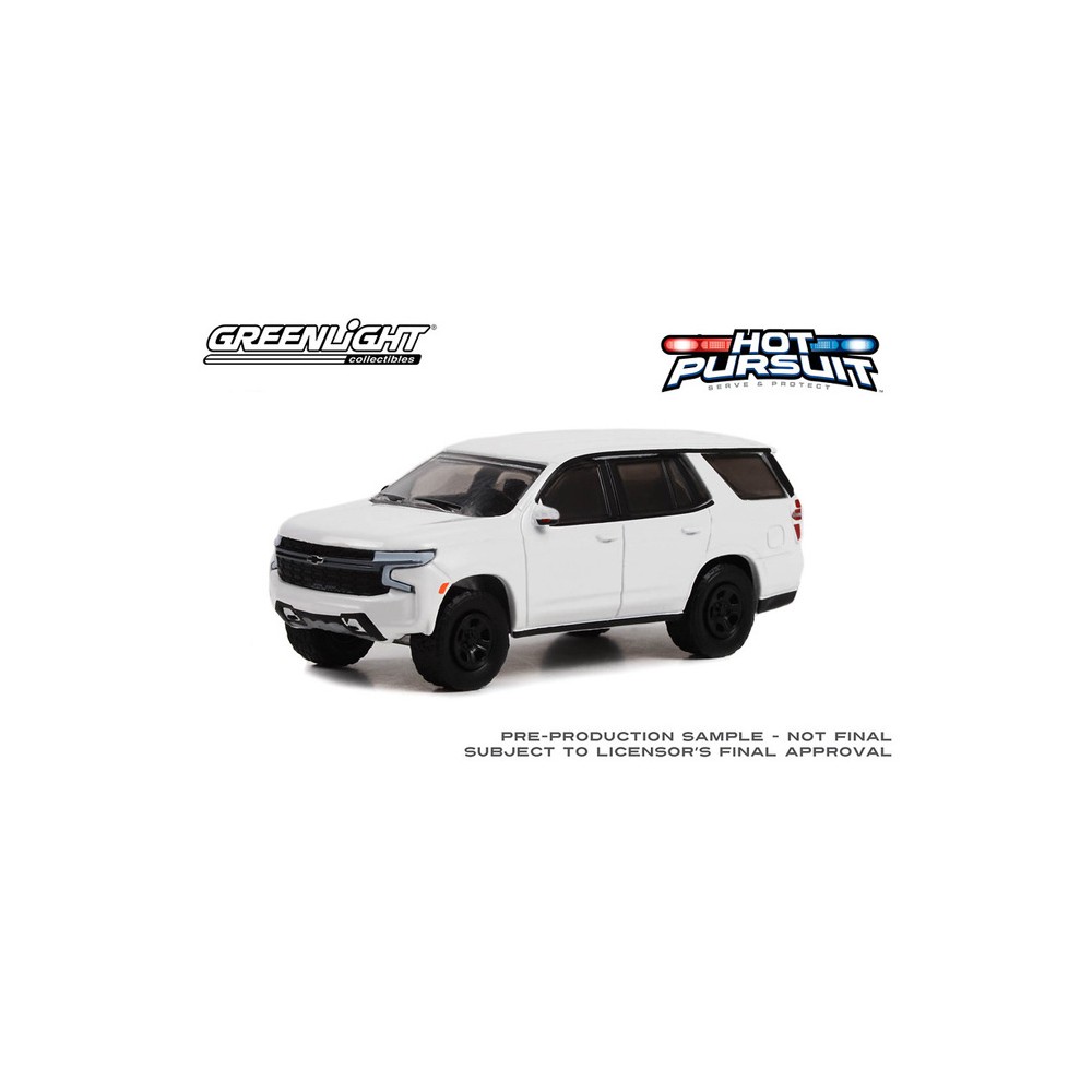 Greenlight Hot Pursuit - 2022 Chevrolet Tahoe Police Pursuit Vehicle without Lightbar