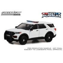 Greenlight Hot Pursuit - 2022 Ford Police Interceptor Utility with Lightbar