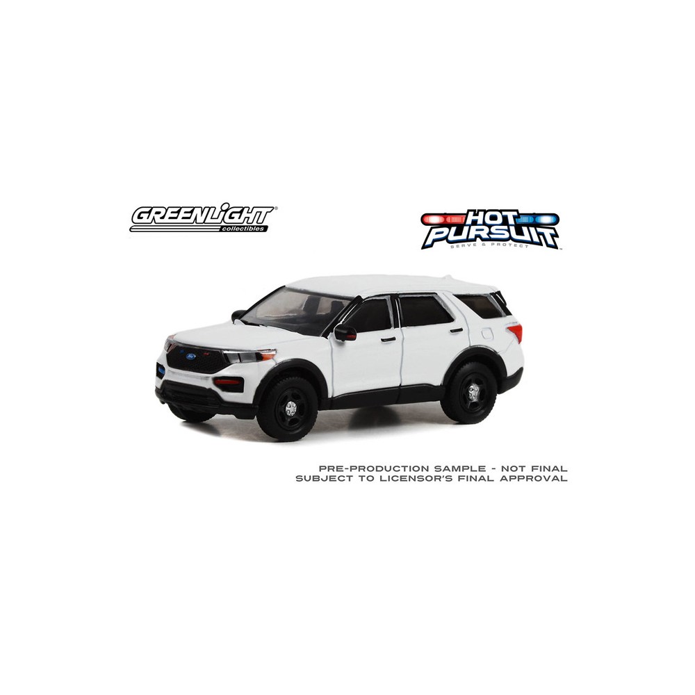 Greenlight Hot Pursuit - 2022 Ford Police Interceptor Utility without Lightbar
