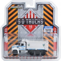 Greenlight S.D. Trucks Series 16 - 2019 Mack Granite Dump Truck NYPD