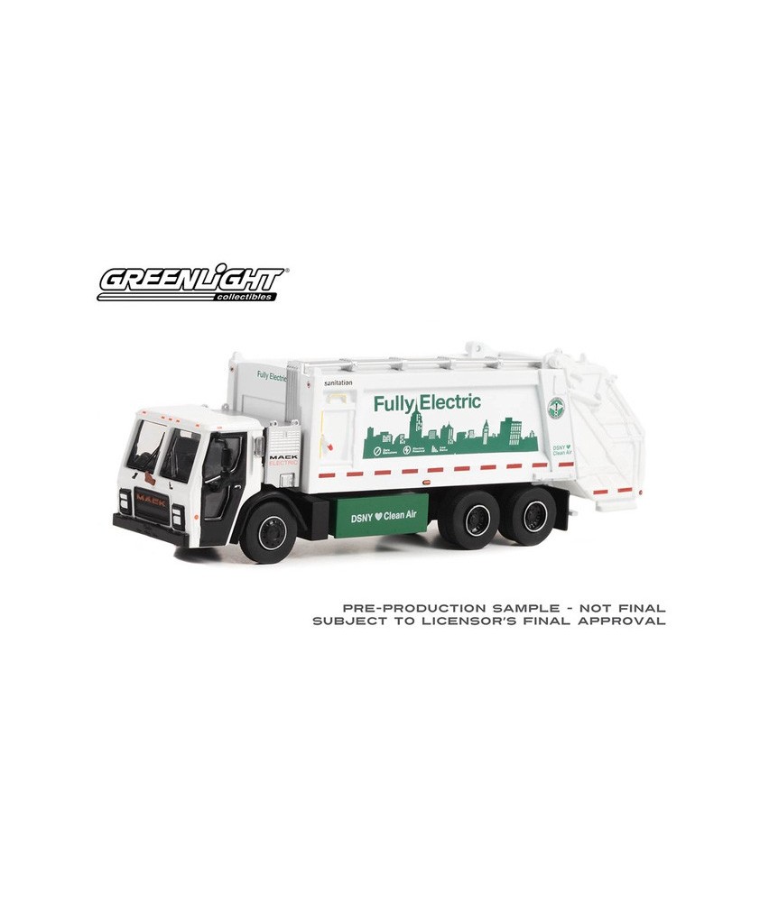 Greenlight S.D. Trucks Series 16 - 2021 Mack LR Electric Rear Loader Refuse Truck DSNY