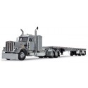 DCP by First Gear - Peterbilt Model 359 with Wilson Roadbrute Flatbed Trailer