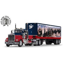 DCP by First Gear - Kenworth W900A with Vintage Van Trailer John Wayne Courage