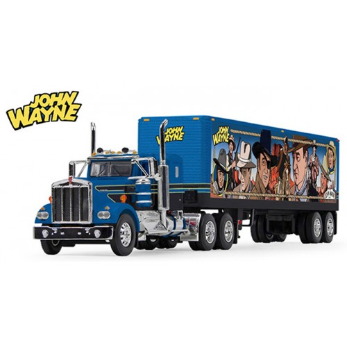 DCP by First Gear - Kenworth W900A with Vintage Van Trailer John Wayne Comic Edition