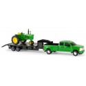 Ertl John Deere 4020 Tractor with Ford F-350 and Trailer