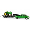Ertl John Deere 4020 Tractor with Ford F-350 and Trailer