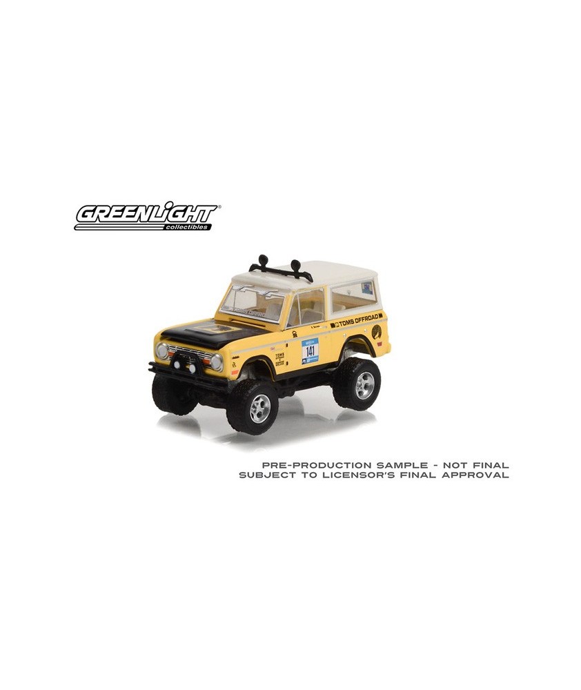 Greenlight Hobby Exclusive - 1969 Ford Bronco 141 Rebelle Rally