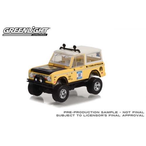 Greenlight Hobby Exclusive - 1969 Ford Bronco 141 Rebelle Rally
