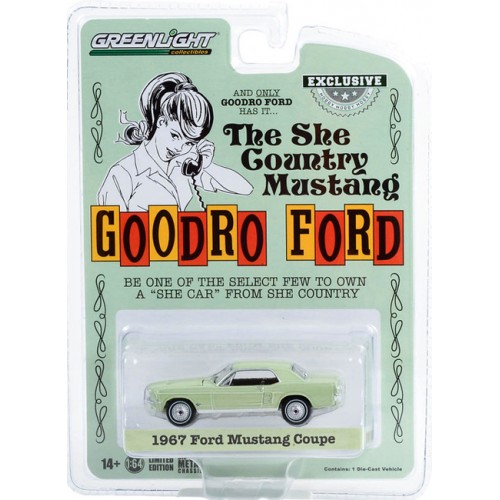 Greenlight Hobby Exclusive - 1967 Ford Mustang Coupe