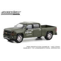 Greenlight Hobby Exclusive - 2018 Chevrolet Silverado Z71 Carabineros De Chile