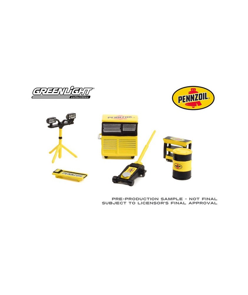 Greenlight Auto Body Shop - Shop Tool Accessories Series 5 Pennzoil