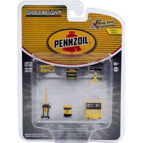 Greenlight Auto Body Shop - Shop Tool Accessories Series 5 Pennzoil