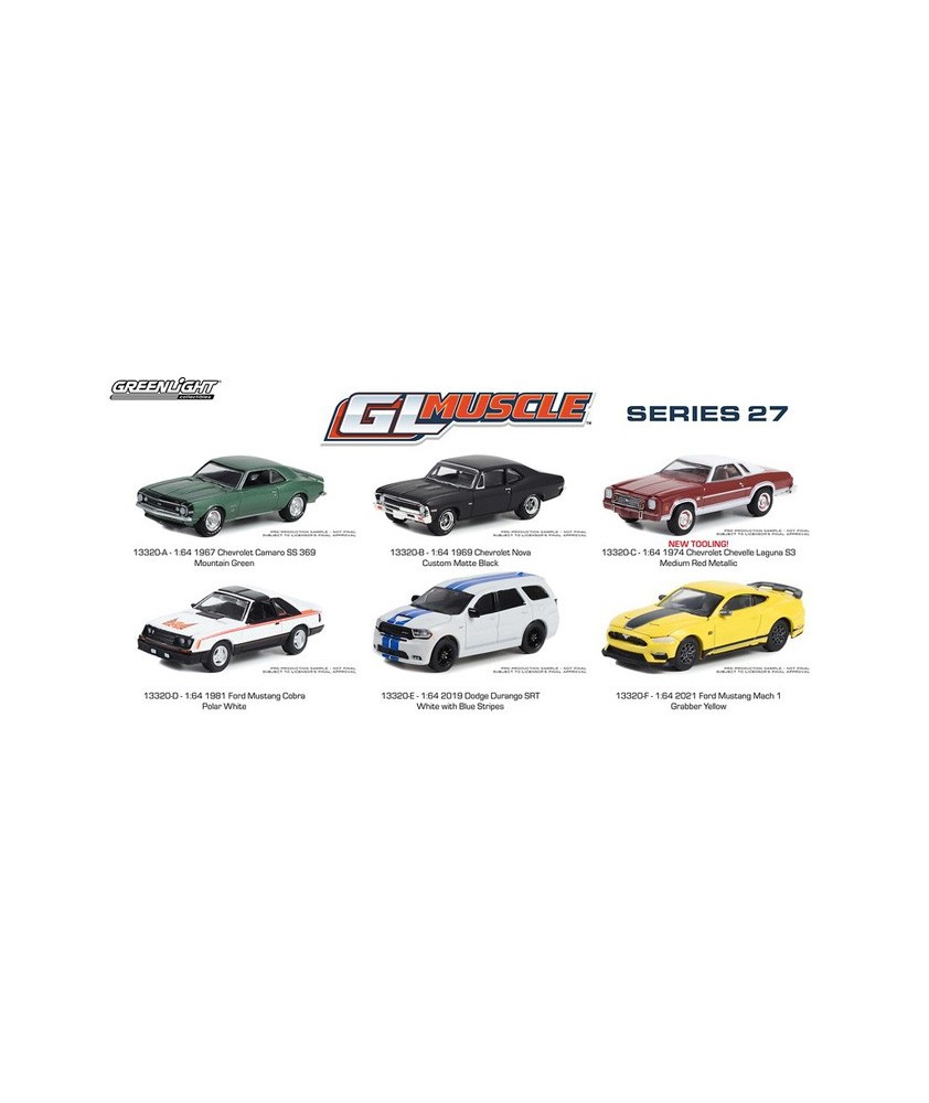 Greenlight GL Muscle Series 27 - Six Car Set