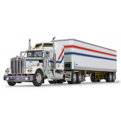 DCP by First Gear - Kenworth W900A with Aerodyne Sleeper and Vintage Dry Van Trailer