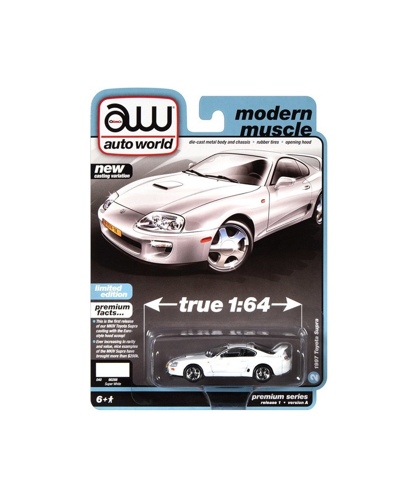 オートワールド2024会場限定 - 1997　トヨタ・スープラ ウィズステッカー AUTO WORLD 1/64 TORC 2024 EXCLUSIVE 1997 TOYOTA SUPRA w