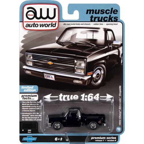 Auto World Premium 2023 Release 1A - 1983 Chevy Silverado Stepside