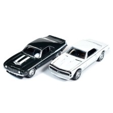 Johnny Lightning Twin Packs 2022 Release 3A - Yenko 1969 Chevy Camaro and 1967 Chevy Camaro