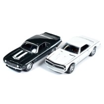 Johnny Lightning Twin Packs 2022 Release 3A - Yenko 1969 Chevy Camaro and 1967 Chevy Camaro