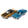 Johnny Lightning Twin Packs 2022 Release 3B - Mr. Norm 1964 Dodge 330 Tribute and 1971 Dodge Demon GSS