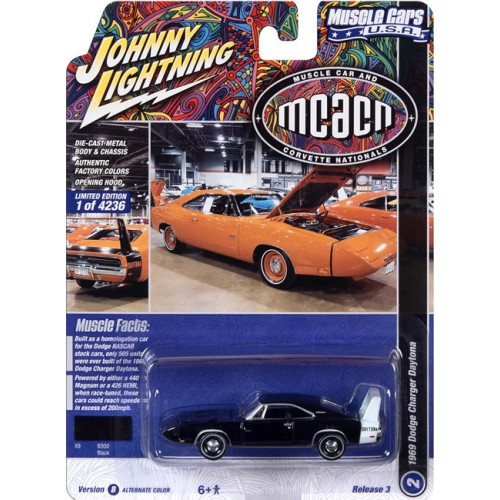 Johnny Lightning Muscle Cars USA 2022 Release 3B - 1969 Dodge Charger Daytona