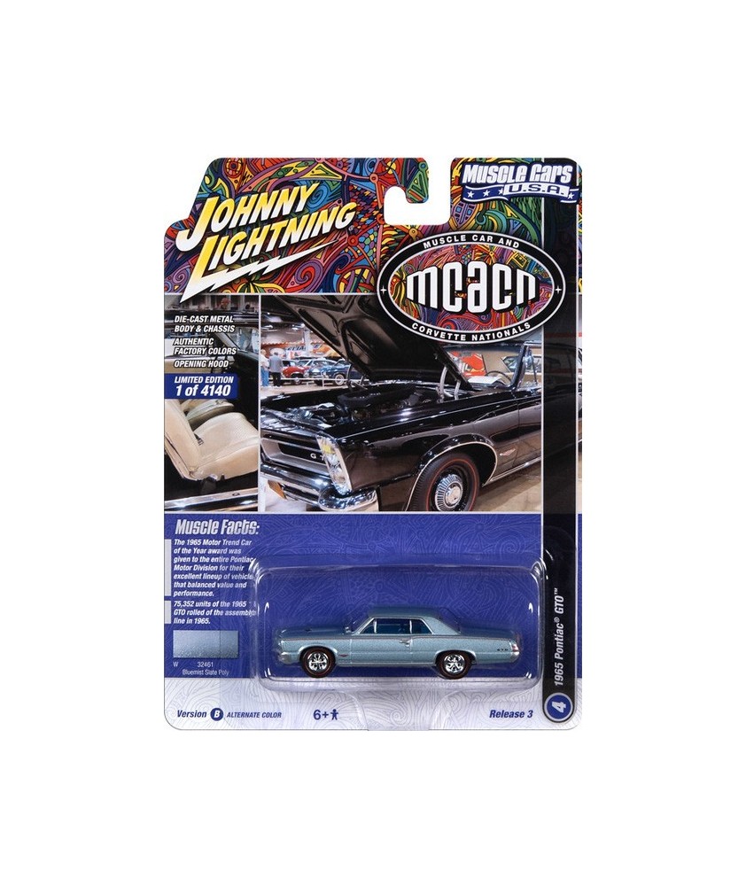 Johnny Lightning Muscle Cars USA 2022 Release 3B - 1965 Pontiac GTO