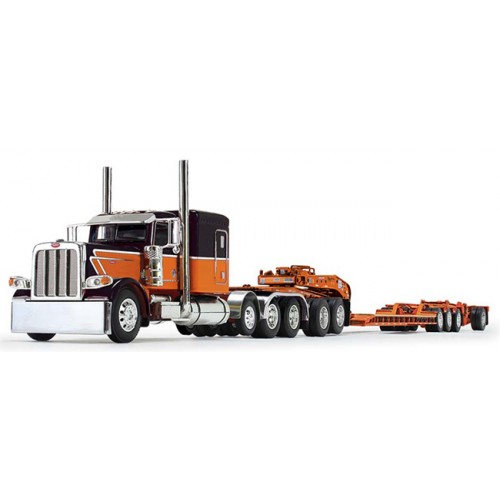DCP By First Gear - Peterbilt 389 and Fontaine Lowboy Trailer with Jeep and Stinger