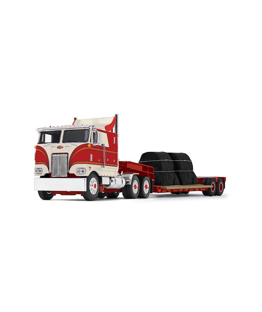 DCP by First Gear - Peterbilt 352 COE with Rogers Vintage Lowboy and Coil Load