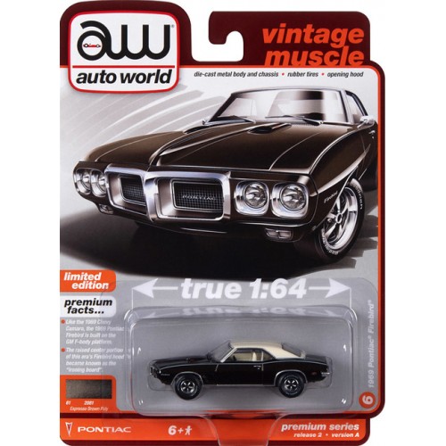 Auto World Premium 2023 Release 2A - 1969 Pontiac Firebird