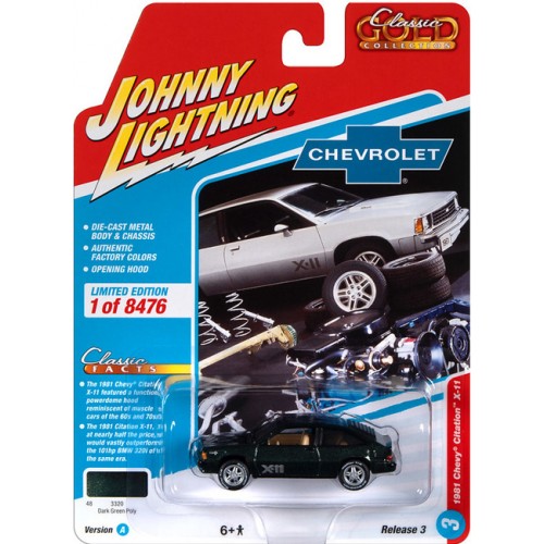 Johnny Lightning Classic Gold 2022 Release 3A - 1981 Chevrolet Citation X-1