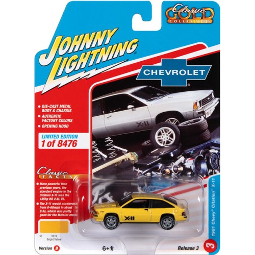 Johnny Lightning Classic Gold 2022 Release 3B - 1981 Chevrolet Citation X-1