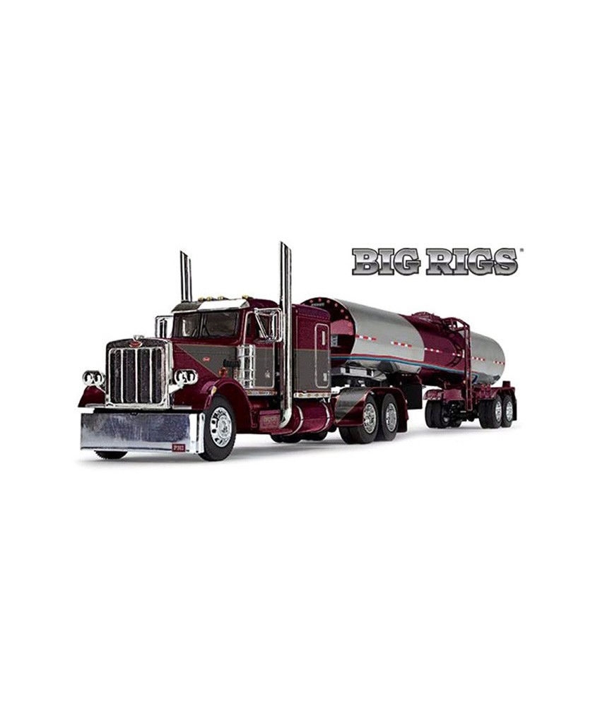 DCP by First Gear Big Rigs - Peterbilt Model 359 with Brenner Asphalt Tanker Trailer