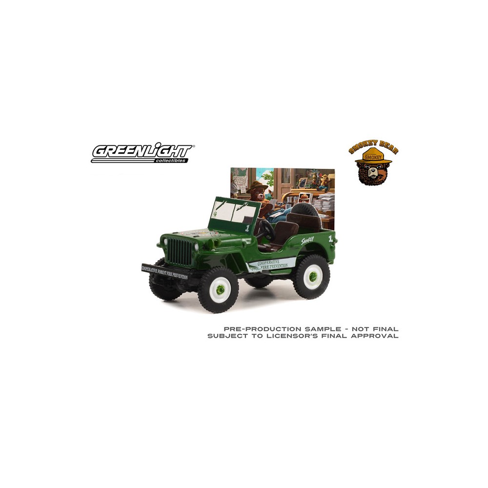 Greenlight Smokey Bear Series 2 - 1945 Willys MB Jeep
